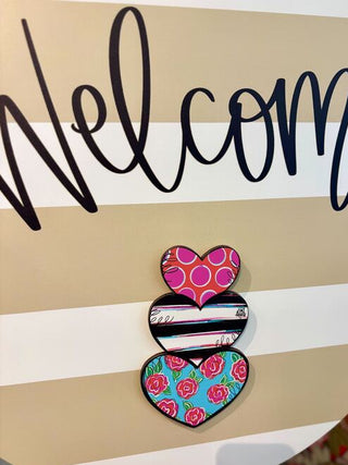 Heart Stack Mini Door Hanger Attachment