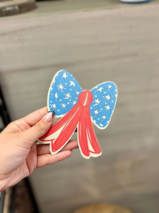 5" Patriotic Bow Attachment
