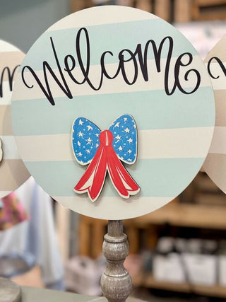 5" Patriotic Bow Attachment