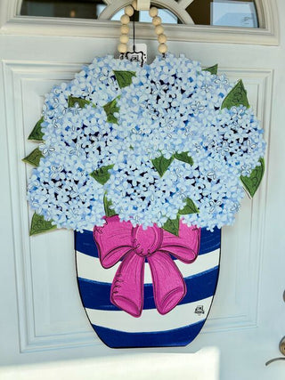 Hydrangea Jar Doorhanger