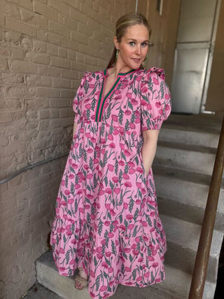 Vivid Bloom Dress Curvy