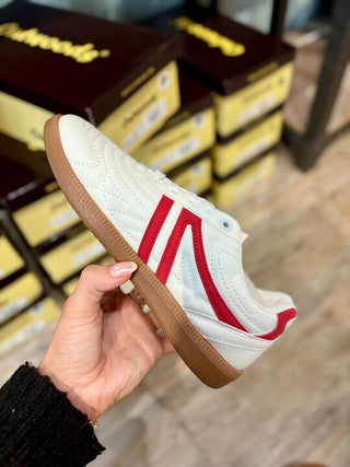 White Gameday Sneakers