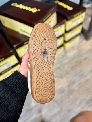 White Gameday Sneakers
