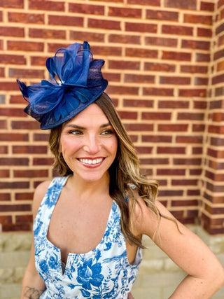 Navy Midnight Canter Fascinator