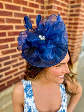 Navy Midnight Canter Fascinator