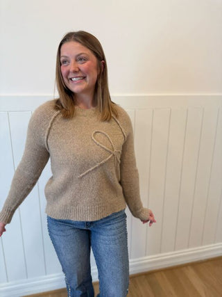 Ribbon Touch Sweater