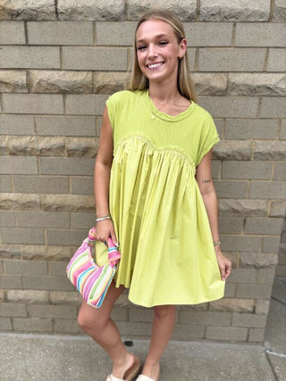 Green Mini Dress 