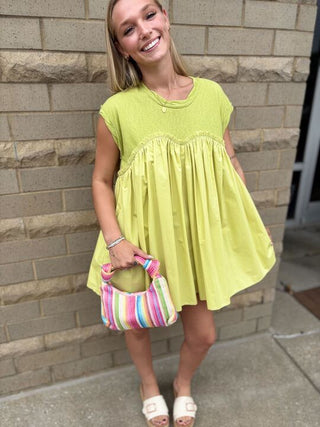 Green Mini Dress 