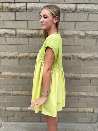 Green Mini Dress 