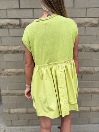 Green Mini Dress 