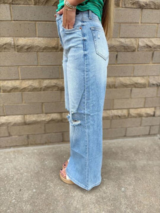 Wide Leg Cello Jeans