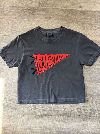 Lou Pendant Cropped Tee