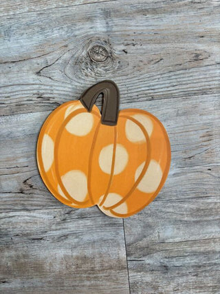 Polka Dot Pumpkin Attachment 8"