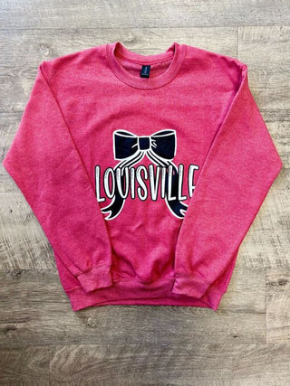 Louisville Bow Sweatshirt