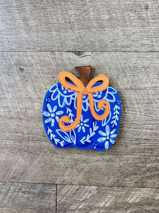 Blue Chinoiserie Pumpkin Attachment 5"