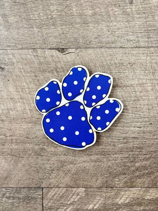 Polka Dot Wildcat Paw Attachment 5"