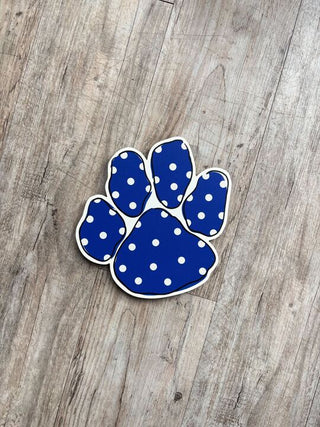 Polka Dot Wildcat Paw Attachment 8"