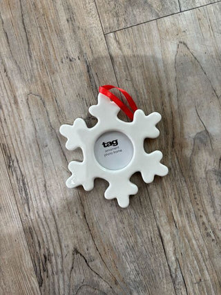 Snowflake Photo Frame Ornament