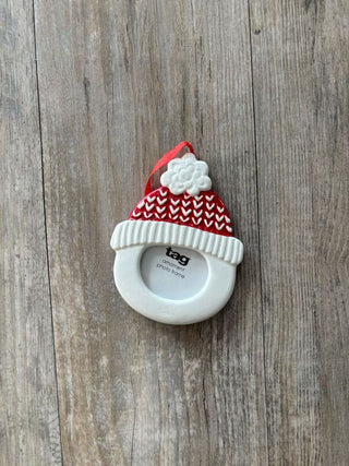 Snowman Photo Frame Ornament