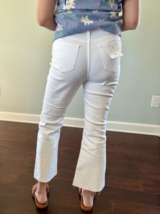 Tarrah Crop Flare Jeans
