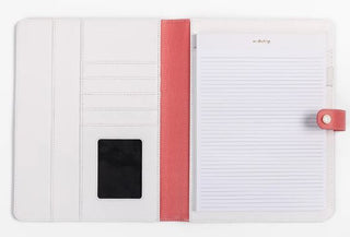 Pink Colorblock Portfolio