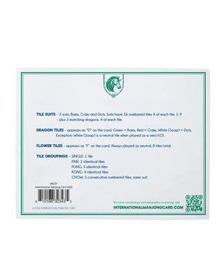 Back of a tile packaging with text and branding