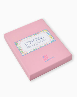 Pink box for a mahjong card folio