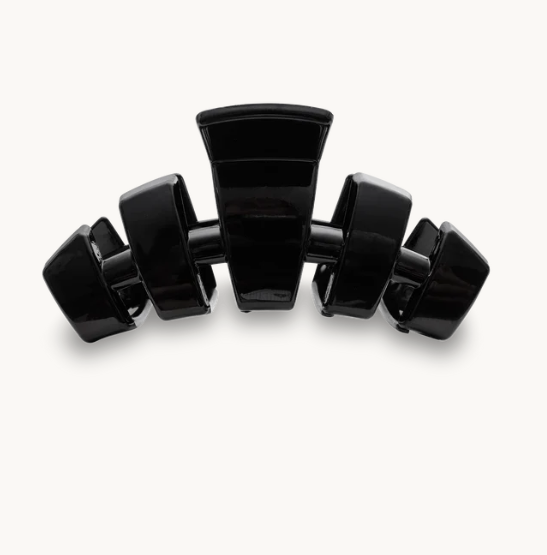 Medium Jet Black Teleties Clip