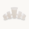 Medium White Teleties Clip