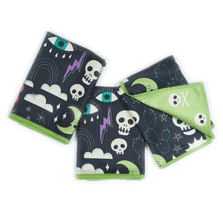 Black Eye Spy Reversible Mini Towels