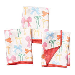 Coral Mable Tan Reversible Mini Towels