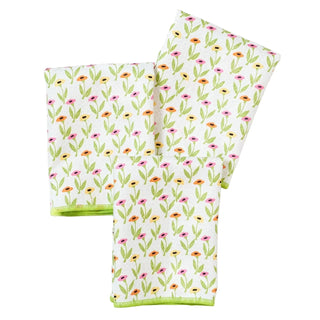Mary Engelbreit Tulips Reversible Mini Towels