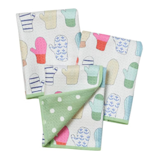 Sara Fitz Mitten Reversible Mini Towels