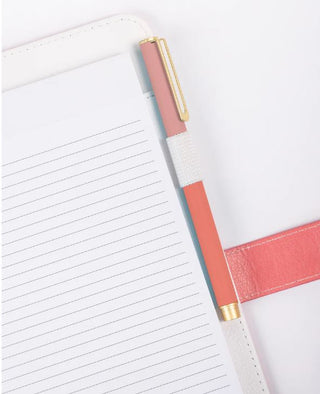 Pink Colorblock Portfolio