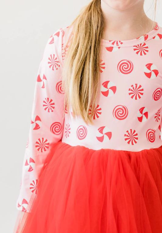 Pink Peppermint Tutu Dress