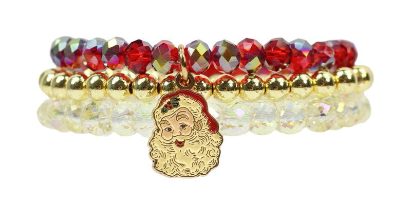 Bourbon & Boweties Red Santa Stretchy Stack