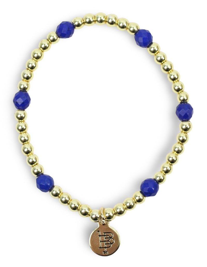 Bourbon & Boweties Blue Lexi Stacker Bracelet