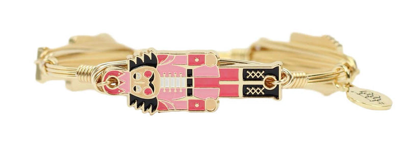 Bourbon & Boweties Pink Nutcracker Bangle