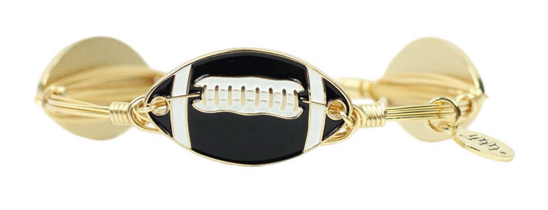 Bourbon & Boweties Black Football Bangle