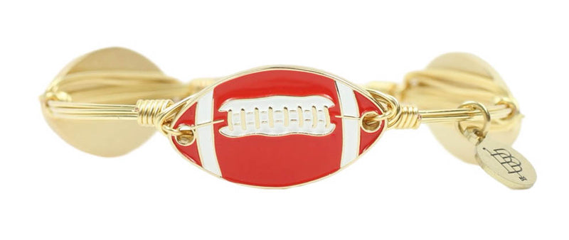 Bourbon & Boweties Red Football Bangle