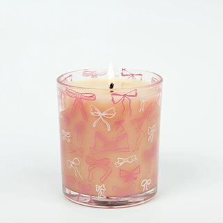 Sweet Grace Pink Bow Candle #072