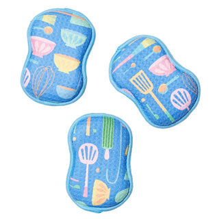 Blue Mable Tan Chef Reusable Sponges