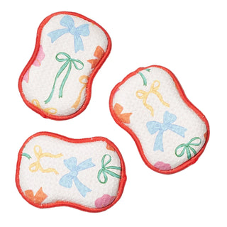 Coral Mable Tan Ribbons Reusable Sponges