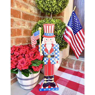 Uncle Sam Nutcracker Stand/Stake Decor