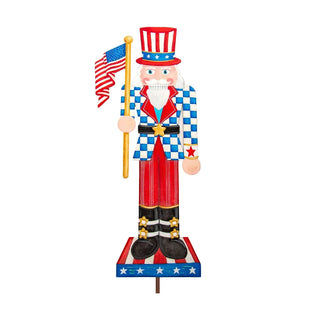 Uncle Sam Nutcracker Stand/Stake Decor