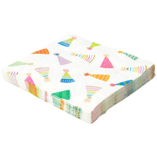 Sprinkle Birthday Scallop Napkins