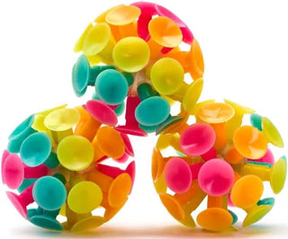 Rainbow Light Up Suction Ball