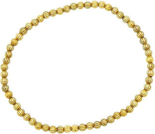 3MM Vintage Bead Gold Bracelet