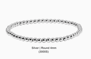 Silver beaded bracelet 