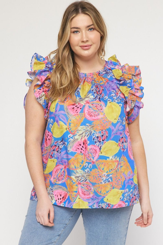 Summertime Devine Top-Curvy